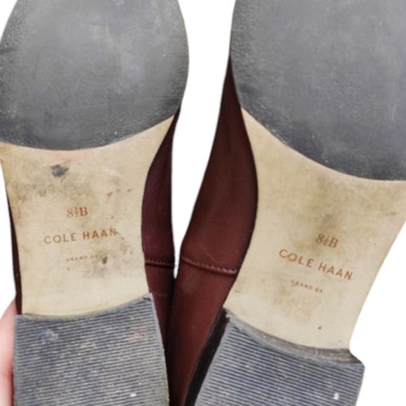 Cole Haan Brown Leather Booties - Picture 3 of 9